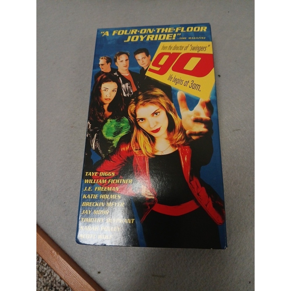GO - VHS TAPE - 1999 Doug Liman, Katie Holmes - CULT INDIE